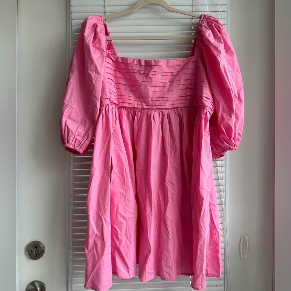 Abercrombie Emerson Pink Puff Dress SZ XL